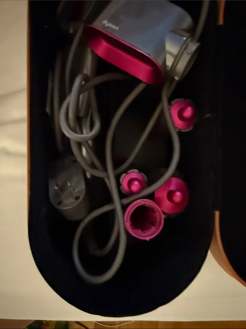 Dyson Tan Leather Hair Tool Case